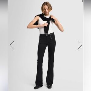 7 For All Mankind Black Kimmie Bootcut Jeans Womens‎ Size 26